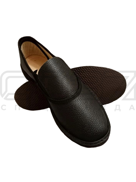 Тапочки нат. кожа без перфорации-1